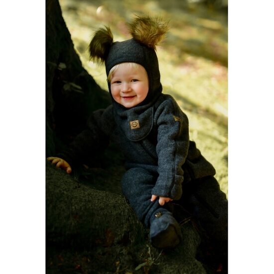 Mikk-Line meriinovillane kombe - Anthracite Melange